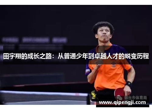 田宇翔的成长之路：从普通少年到卓越人才的蜕变历程